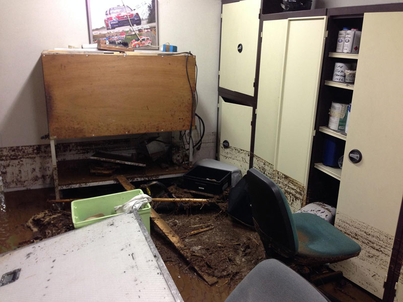 База команды Yamaha Tech 3 повреждена из-за наводнения