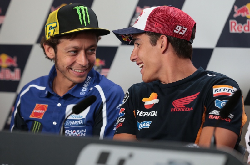 Валентино Росси и Марк Маркес