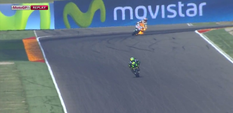 Дебют Avintia на Desmosedici GP14 закончился пожаром