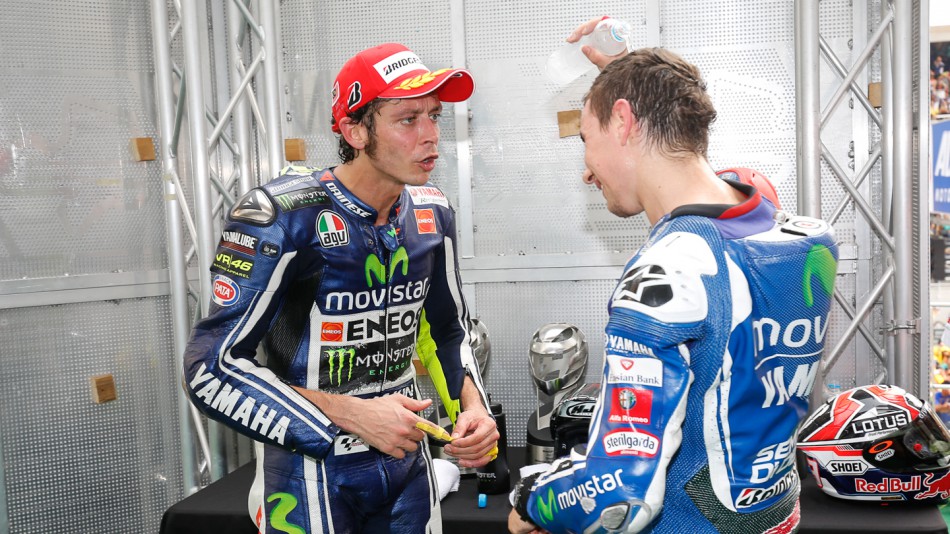 Валентино Росси и Хорхе Лоренсо, MotoGP 2014