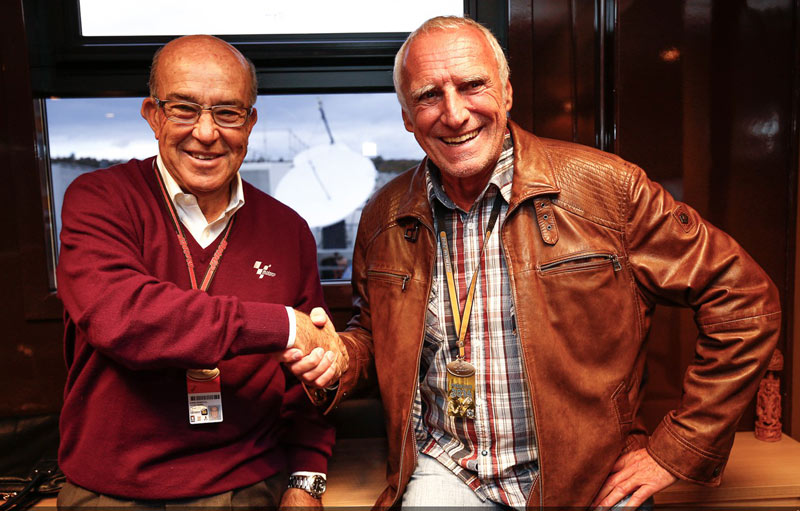 Дитрих Матешиц, владелец Red Bull, и Кармело Эспелета