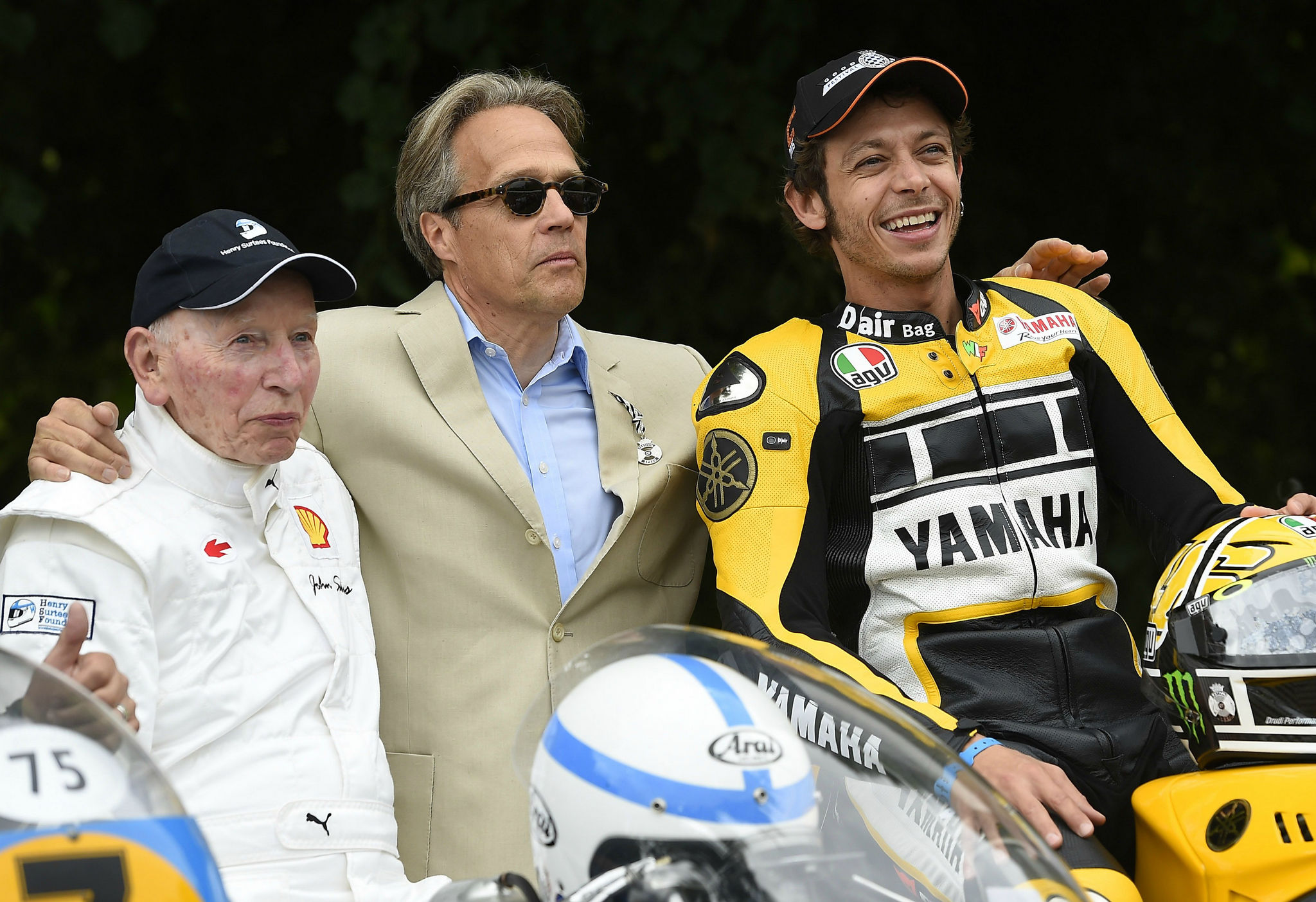 Сертиз, лорд Марч и Росси (Гудвуд, 2015)