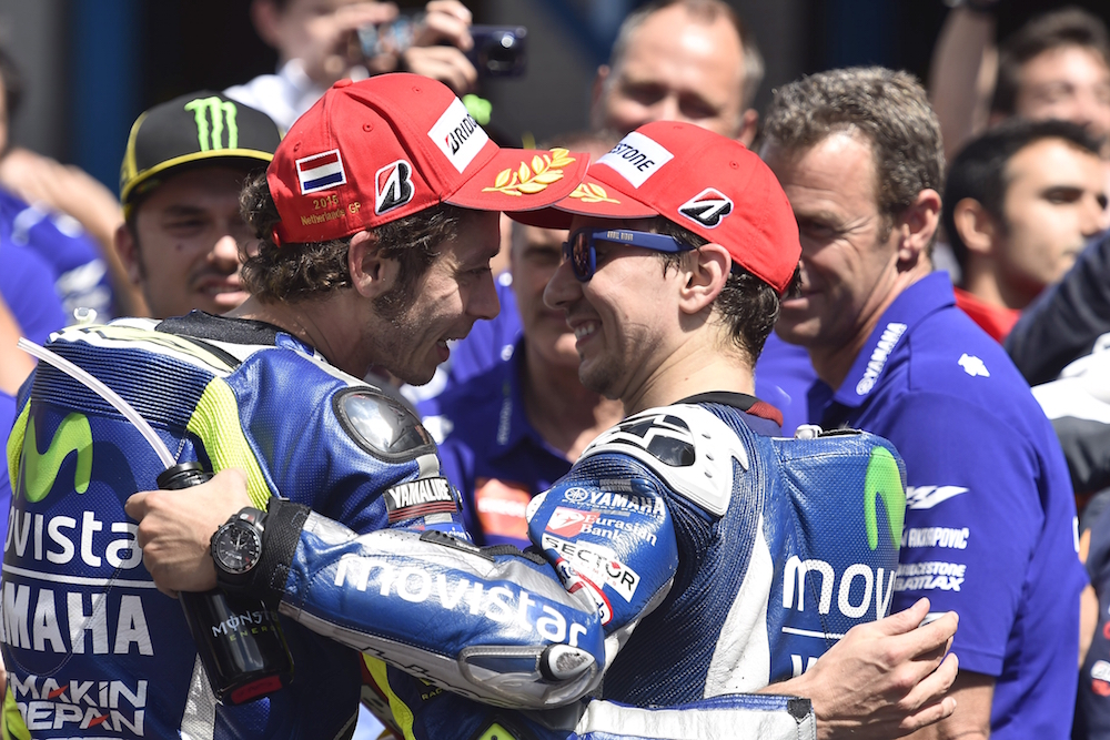 Хорхе Лоренсо и Валентино Росси