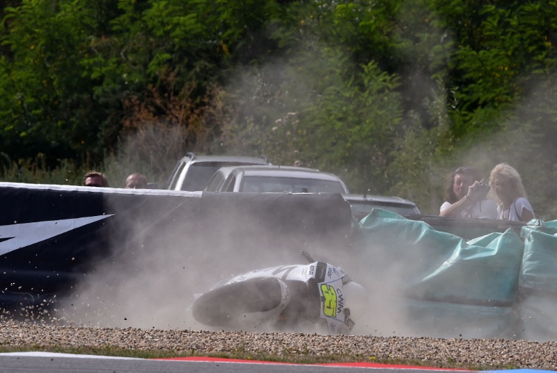 Кэл Крачлоу - падение, Гран-При Чехии, 2015, MotoGP