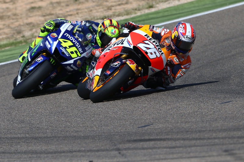 Дани Педроса и Валентино Росси