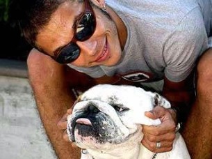 Чезаре и Сесилия - бульдоги Валентино Росси