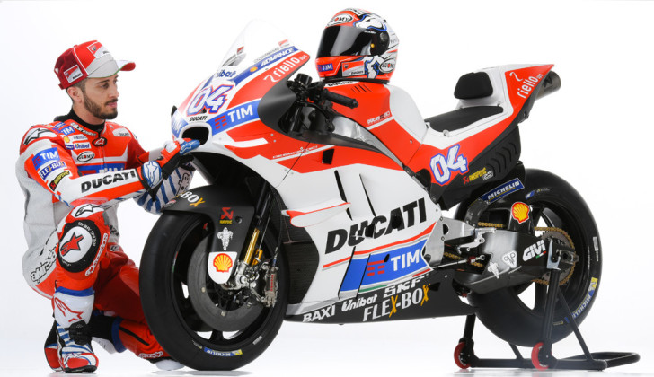 Андреа Довициозо и Ducati Desmosedici GP