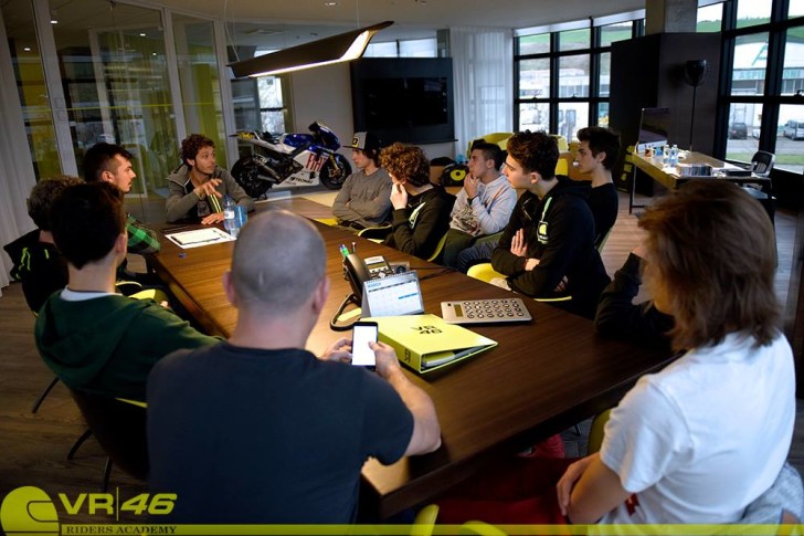 Росси и VR46 Riders Academy