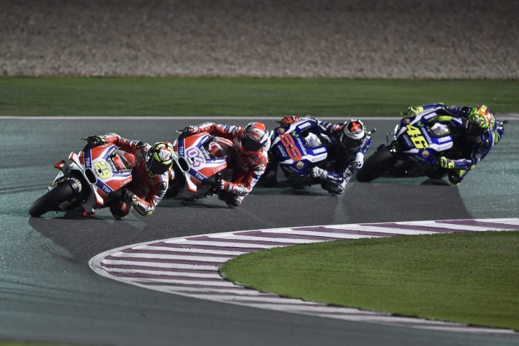 Ианноне, Довициозо, Лоренцо, Росси, Гран-При Катара, MotoGP 2016