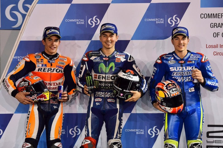 Марк Маркес, Хорхе Лоренсо, Маверик Виньялес