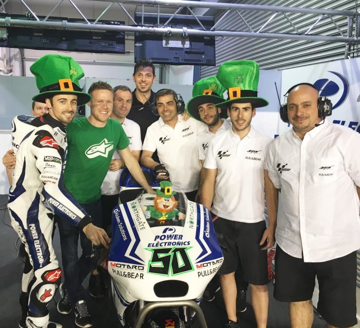 Лаверти и Aspar Team отметили День святого Патрика