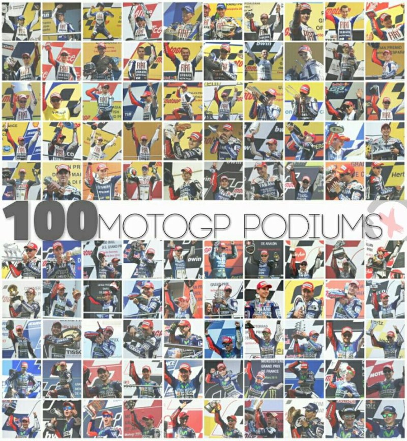 Сто подиумов MotoGP Хорхе Лоренсо