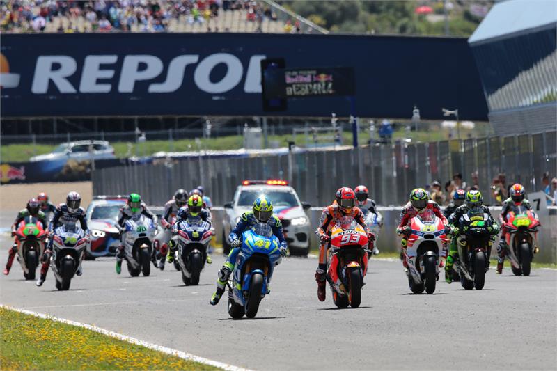 Старт MotoGP Гран-При Хереса 2016
