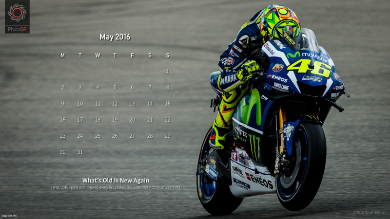 Календарь на май 2016 от Скотта Джонса