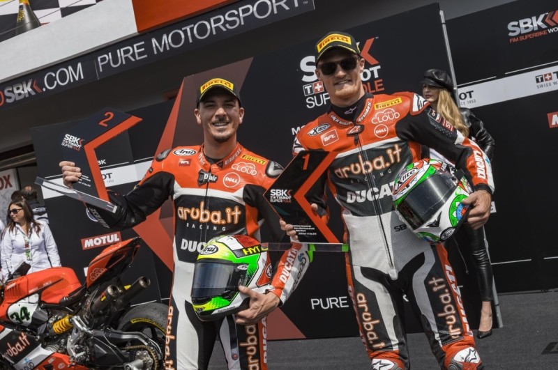 Джулиано и Дэвис (WSBK, 2016)