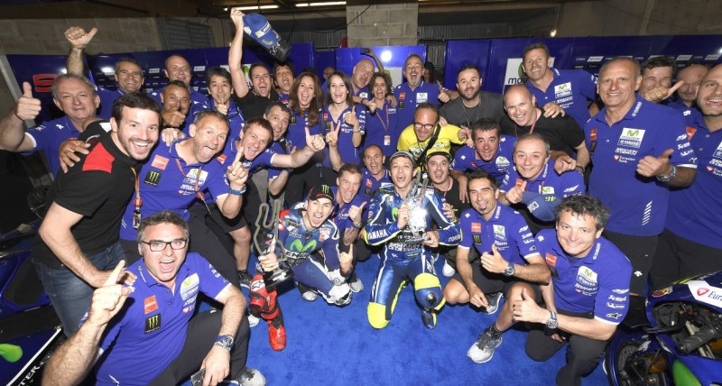 Movistar Yamaha MotoGP, Хорхе Лоренсо, Валентино Росси, команда