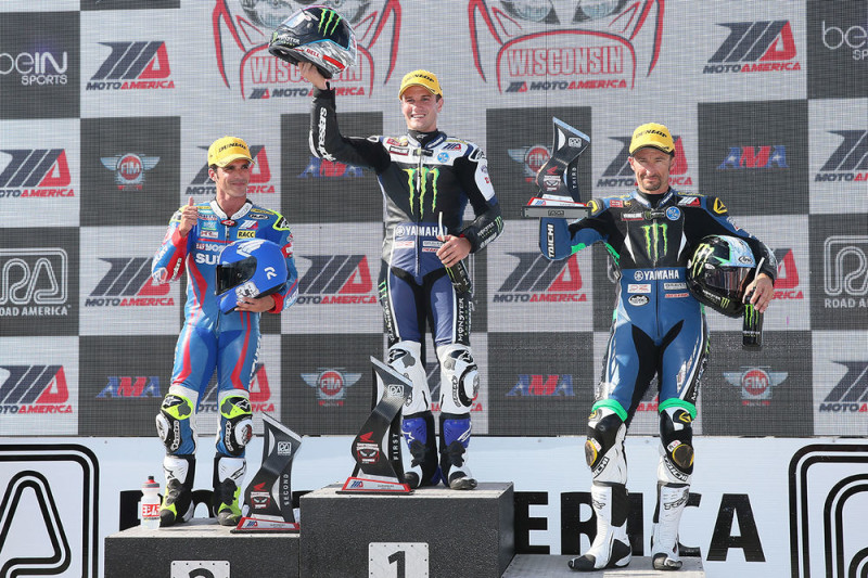 Элиас, Бобье, Хэйс (MotoAmerica, 2016)