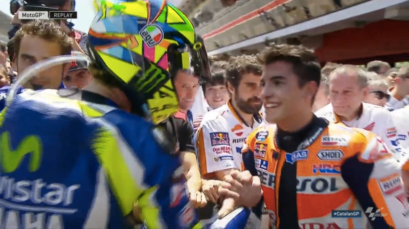 Росси и Маркес - лучшие друзья