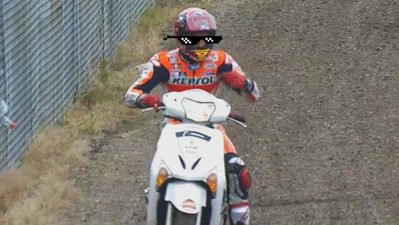 Марк Маркес - угонщик скутеров