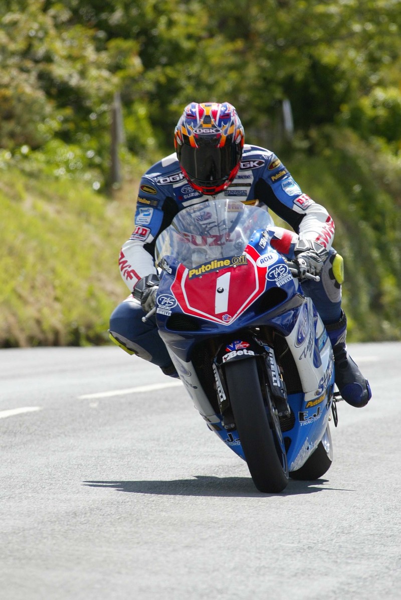 Дэвид Джефферсон на Isle of Man TT 2002