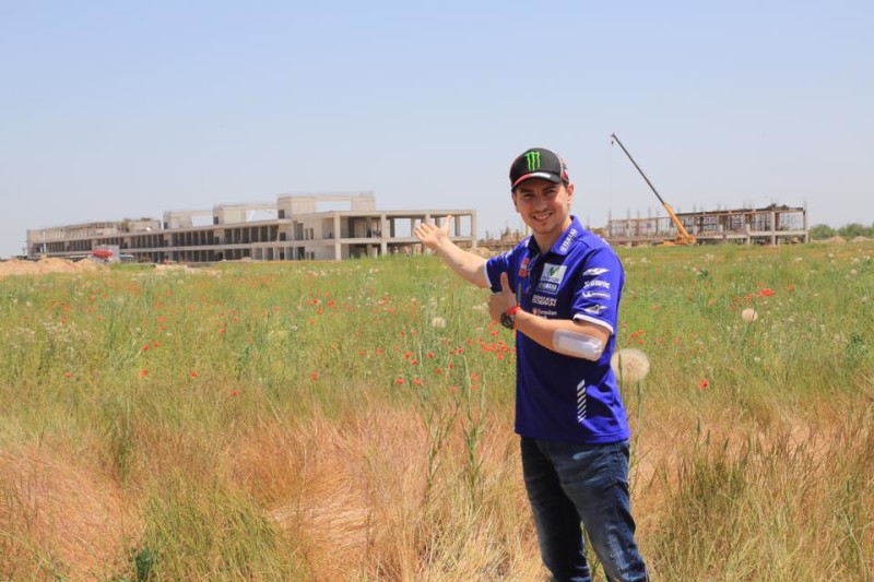 Хорхе Лоренсо на автодроме Сокол