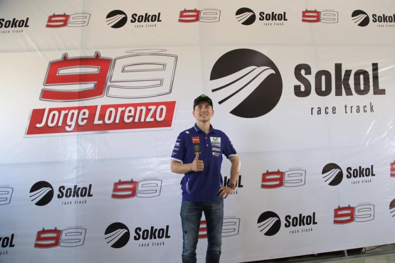 Хорхе Лоренсо на автодроме Сокол