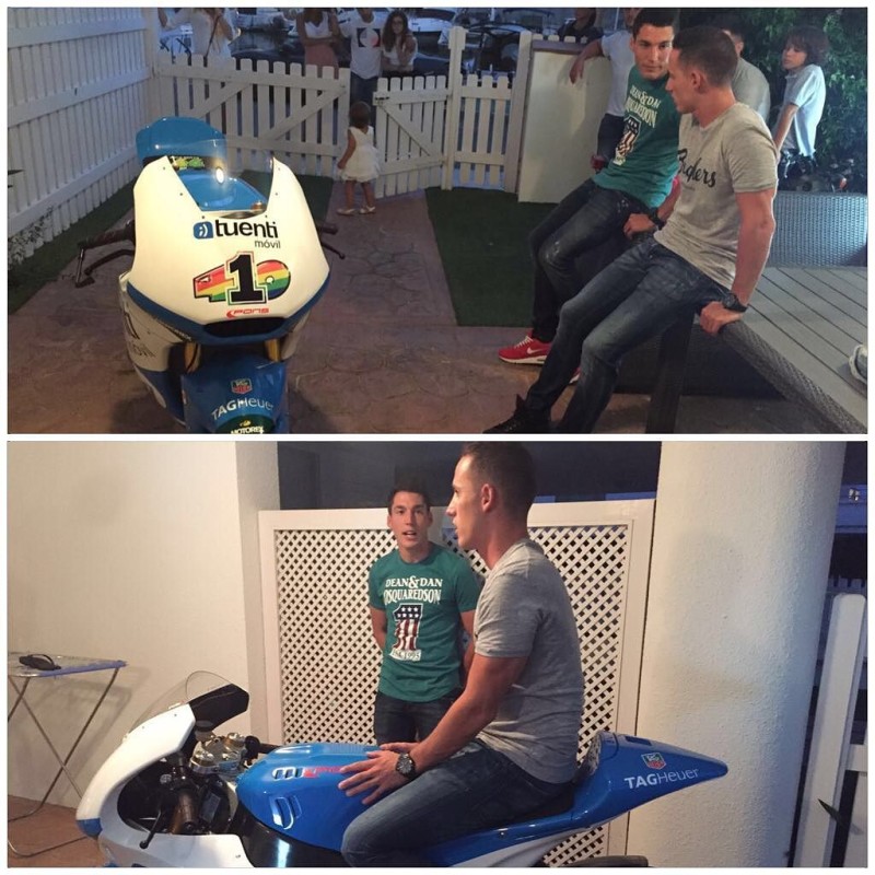 Алейш Эспаргаро подарил Полу мотоцикл