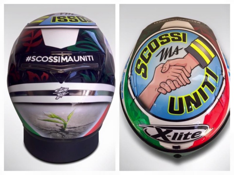 Шлем Данило Петруччи для Гран-При Сан-Марино 2016