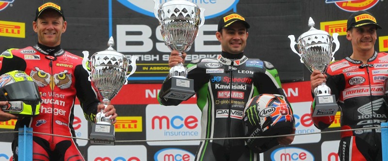 Подиум British Superbike (Ассен, 2016)