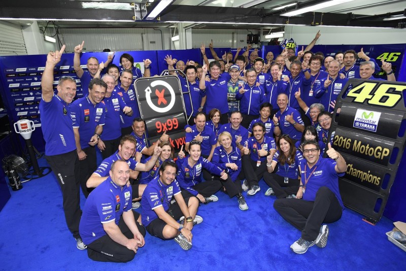 Хорхе Лоренсо прощается с Movistar Yamaha (Валенсия, 2016)