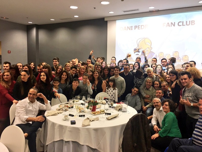Дани Педроса на встрече своего фан-клуба (2016)