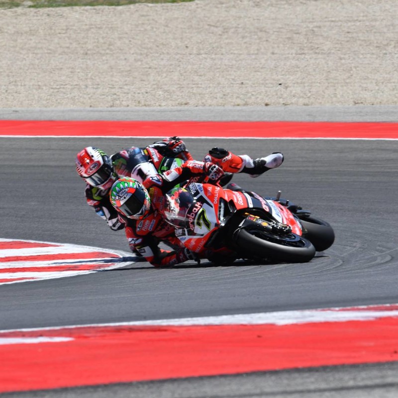 Авария Чаза Дэвиса в Мизано (WSBK, 2017)