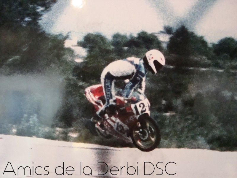 Анхель Ньето на гонках Superprestigio 1986