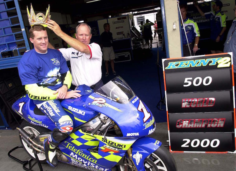 Кенни Робертс, чемпион MotoGP 2000 года