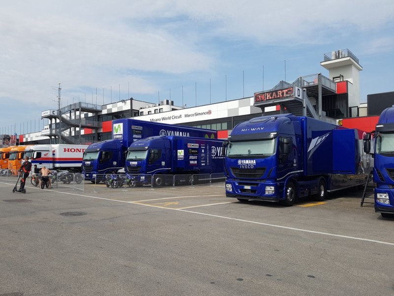 Movistar Yamaha на тестах в Мизано (2017)