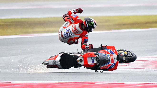 Падение Хорхе Лоренсо