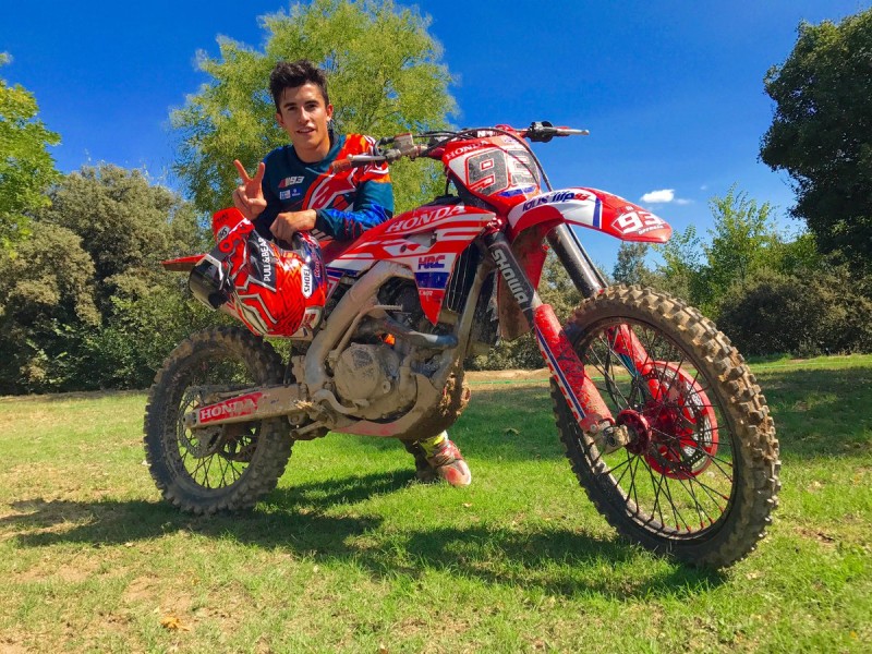 Марк Маркес на тренировке