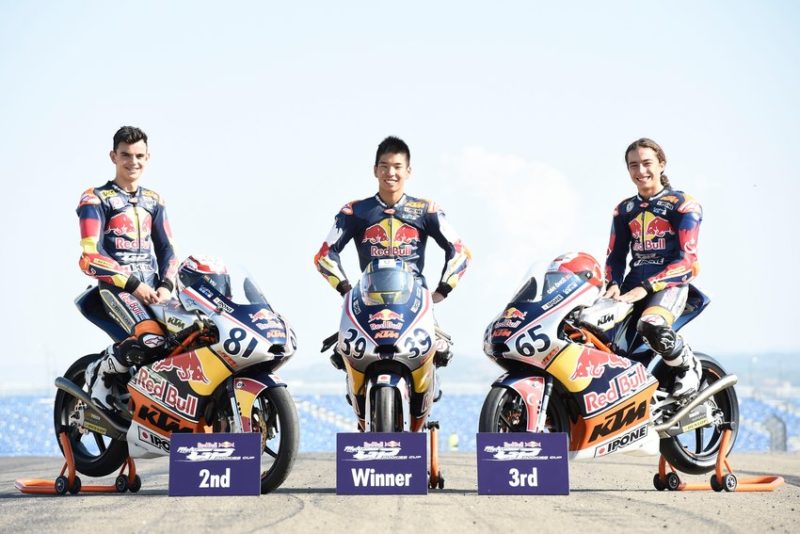 Виу, Масаки, Онджу - призеры Red Bull Rookies Cup 2017