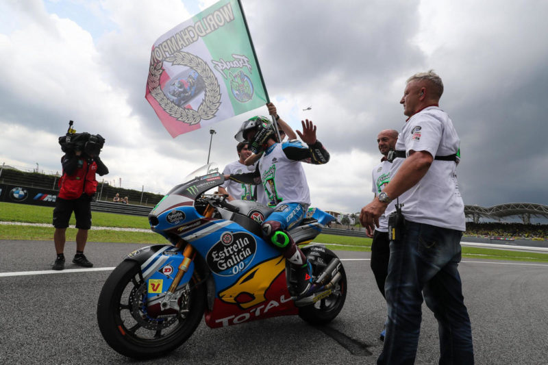 Франко Морбиделли - чемпион Moto2 2017