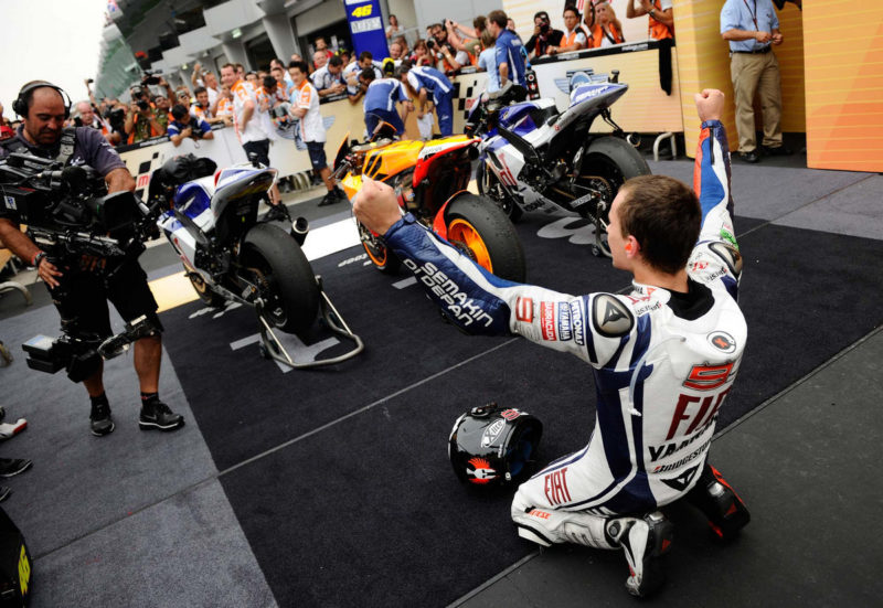 Хорхе Лоренсо - чемпион MotoGP 2010 (Сепанг, 2010)