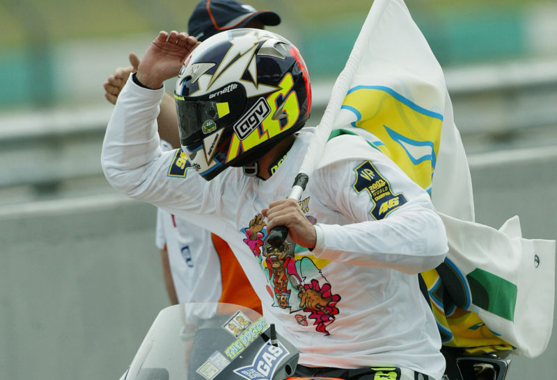 Валентино Росси - чемпион MotoGP 2003 (Сепанг, 2003)
