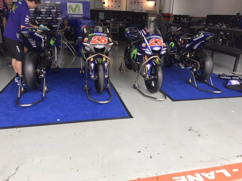 Movistar Yamaha на тестах в Сепанге (2017)