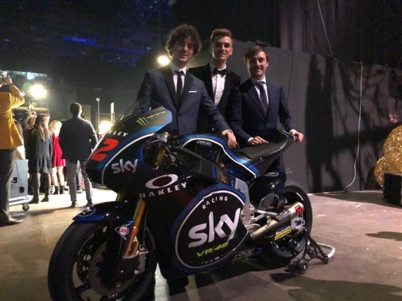 Презентация Sky Racing Team VR46 2018 на шоу X-Factor