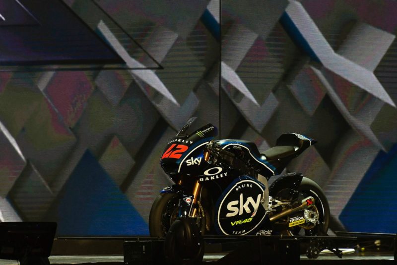 Презентация Sky Racing Team VR46 2018 на шоу X-Factor