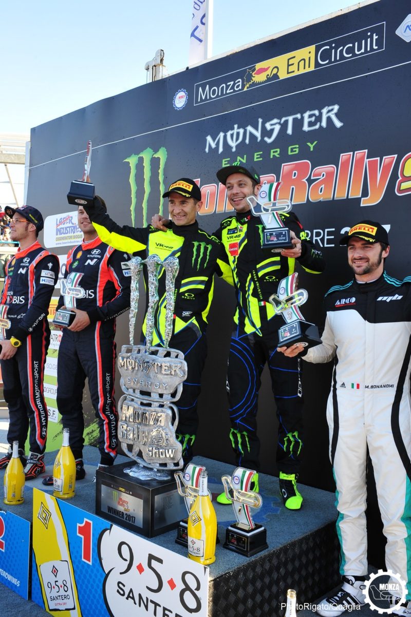 Валентино Росси победил на Monza Rally Show 2017