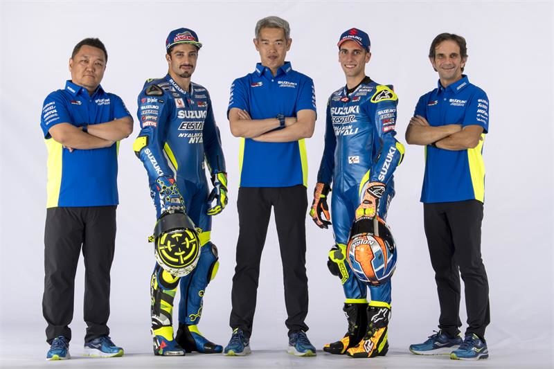 Каваючи, Ианноне, Сахара, Ринс, Бривио (презентация Suzuki Ecstar 2018)