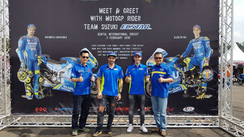 Ринс и Ианноне на Suzuki Bike Meet 2018