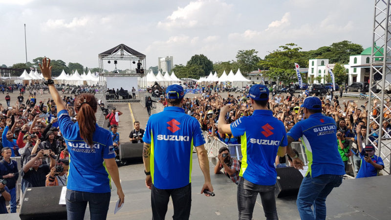 Ринс и Ианноне на Suzuki Bike Meet 2018