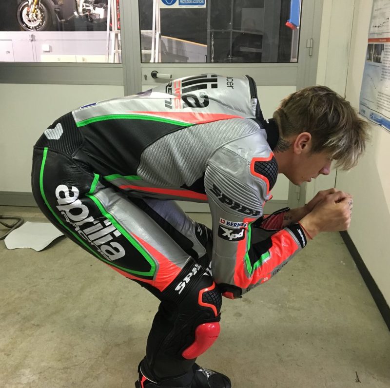Скотт Реддинг (аэротесты Aprilia 2018)
