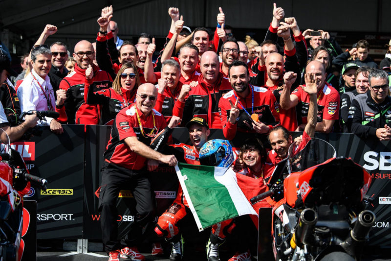 Меландри выиграл вторую гонку на Филлип-Айленде (WSBK 2018)